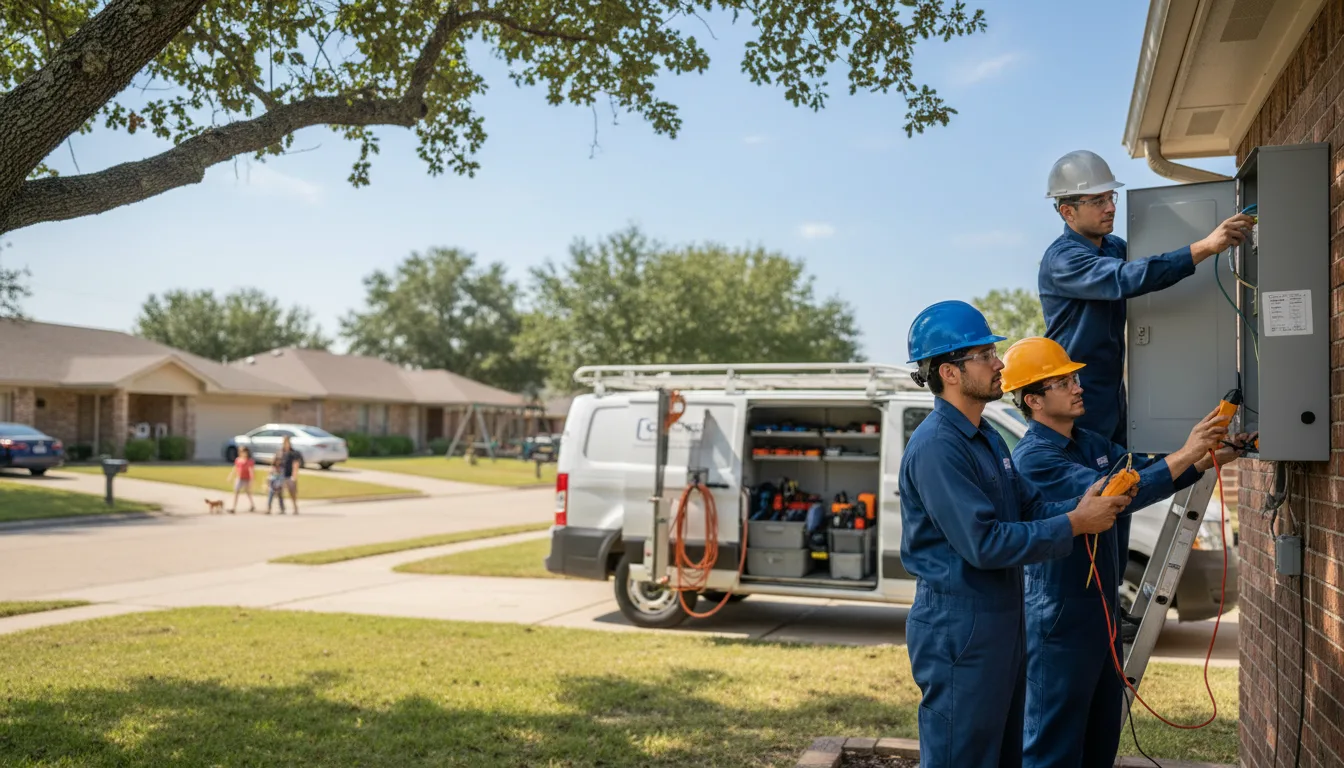 Certified electrician providing emergency electrical services in Stanton, IA